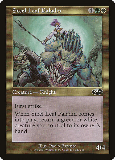 Steel Leaf Paladin (127) [Planeshift]