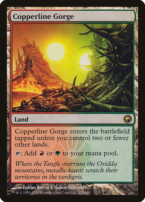 Copperline Gorge (225) [Scars of Mirrodin]