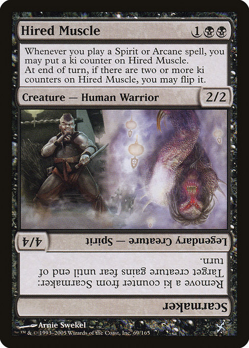 Hired Muscle // Scarmaker (69) [Betrayers of Kamigawa]