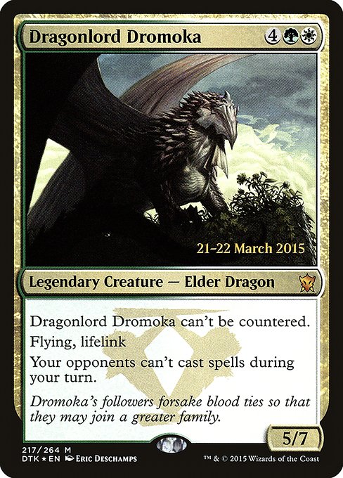 Dragonlord Dromoka (217s) [Dragons of Tarkir Promos]