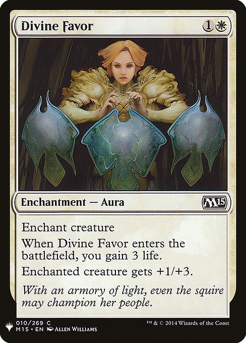 Divine Favor (M15-10) [The List]