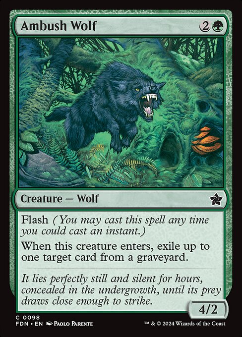 Ambush Wolf (98) [Foundations]