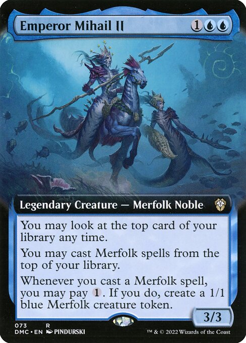 Emperor Mihail II (73) [Dominaria United Commander] [Extended Art]