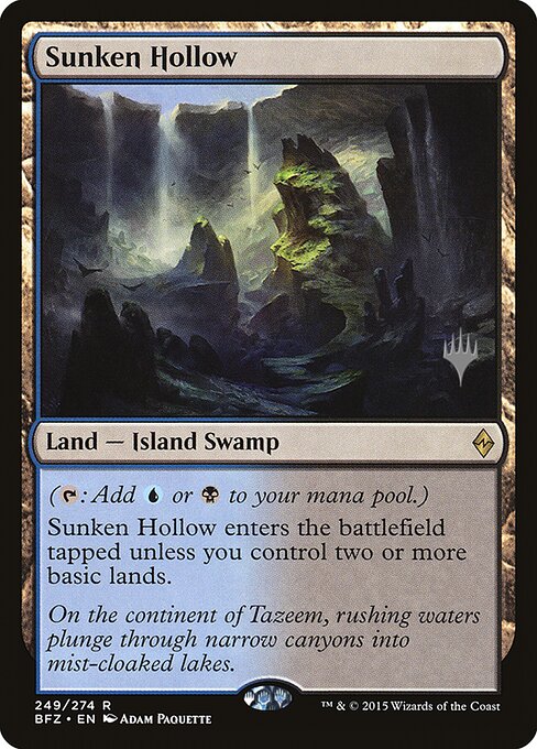 Sunken Hollow (249p) [Battle for Zendikar Promos]