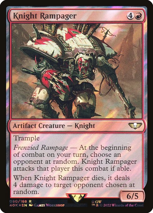 Knight Rampager (80★) [Warhammer 40,000 Commander]