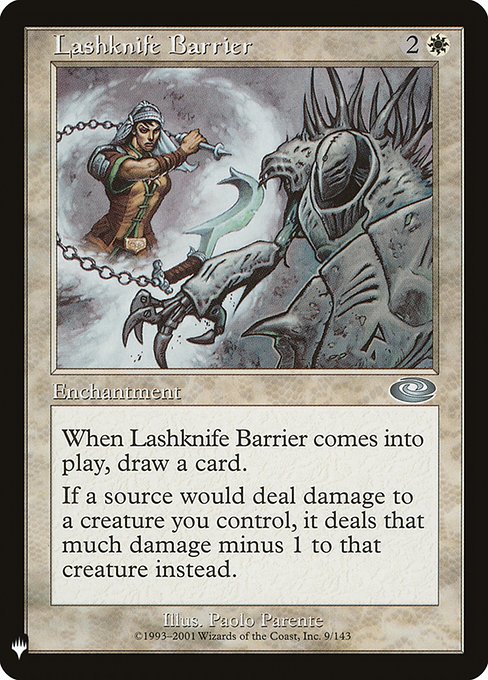 Lashknife Barrier (PLS-9) [The List]