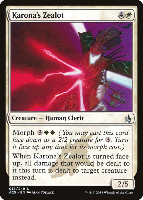 Karona's Zealot (18) [Masters 25]