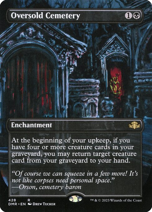 Oversold Cemetery (428) [Dominaria Remastered] [Borderless]