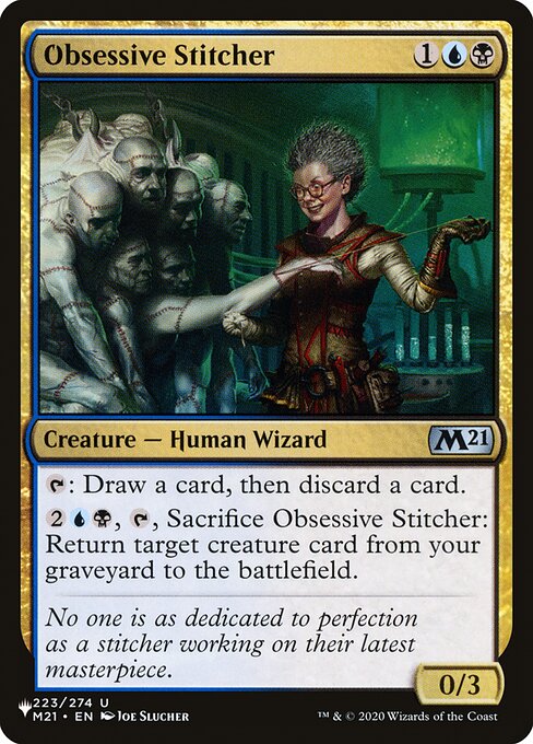 Obsessive Stitcher (M21-223) [The List]