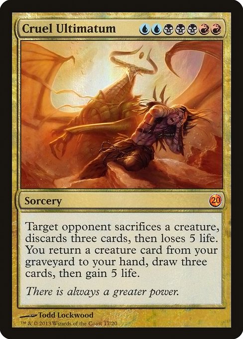 Cruel Ultimatum (17) [From the Vault: Twenty]