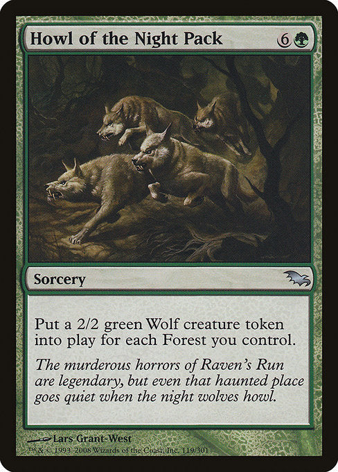 Howl of the Night Pack (119) [Shadowmoor]