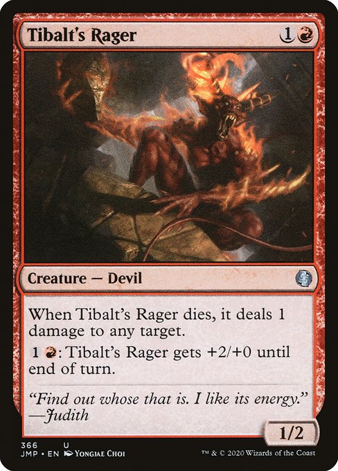 Tibalt's Rager (366) [Jumpstart]