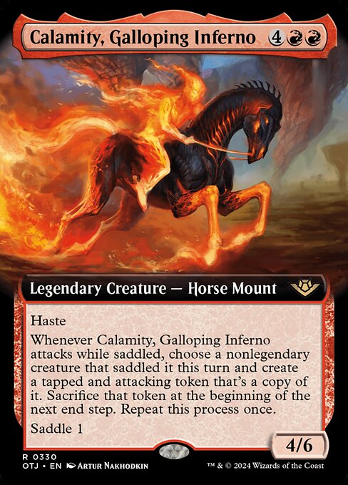 Calamity, Galloping Inferno (330) [Outlaws of Thunder Junction]