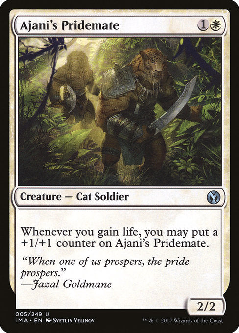 Ajani's Pridemate (5) [Iconic Masters]