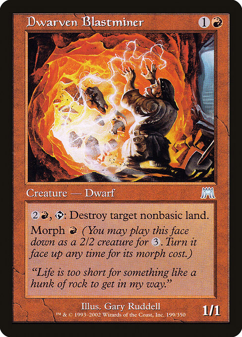 Dwarven Blastminer (199) [Onslaught]