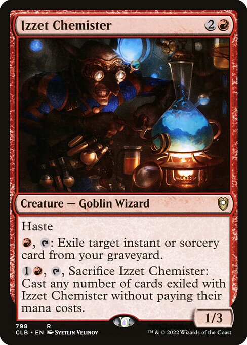 Izzet Chemister (798) [Commander Legends: Battle for Baldur's Gate]