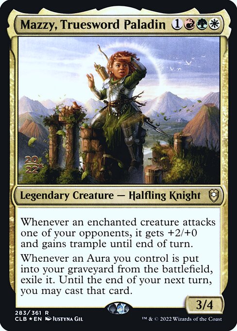 Mazzy, Truesword Paladin (283s) [Battle for Baldur's Gate Promos]