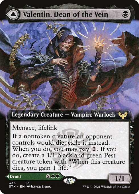 Valentin, Dean of the Vein // Lisette, Dean of the Root (333) [Strixhaven: School of Mages] [Extended Art]