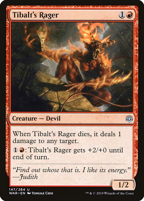 Tibalt's Rager (147) [War of the Spark]