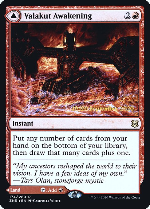 Valakut Awakening // Valakut Stoneforge (174s) [Zendikar Rising Promos]