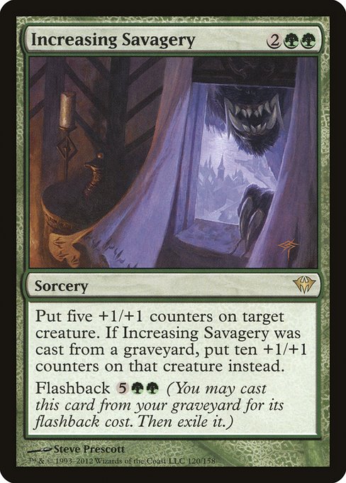 Increasing Savagery (120) [Dark Ascension]