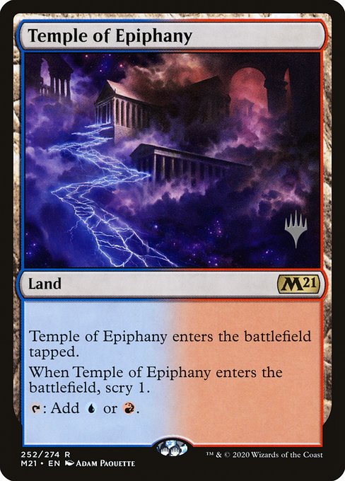 Temple of Epiphany (252p) [Core Set 2021 Promos]
