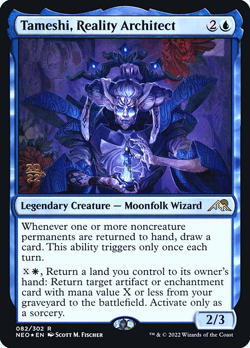 Tameshi, Reality Architect (82s) [Kamigawa: Neon Dynasty Promos]