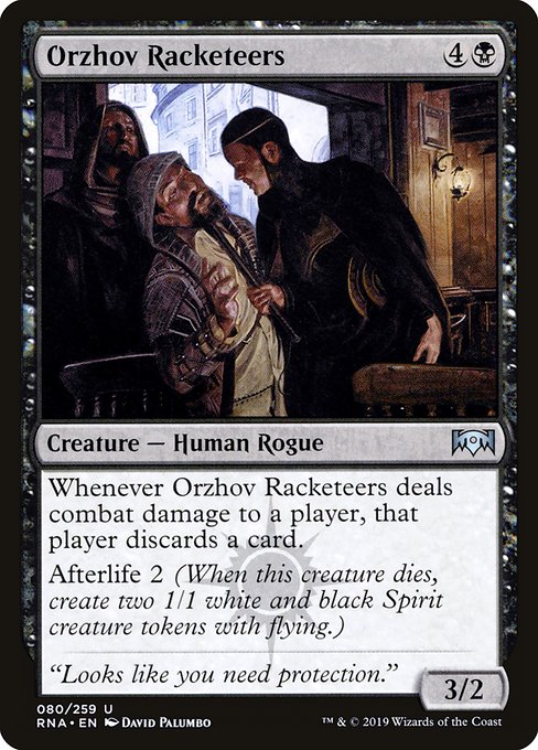 Orzhov Racketeers (80) [Ravnica Allegiance]