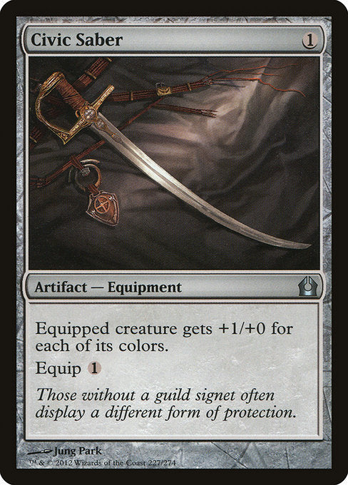 Civic Saber (227) [Return to Ravnica]