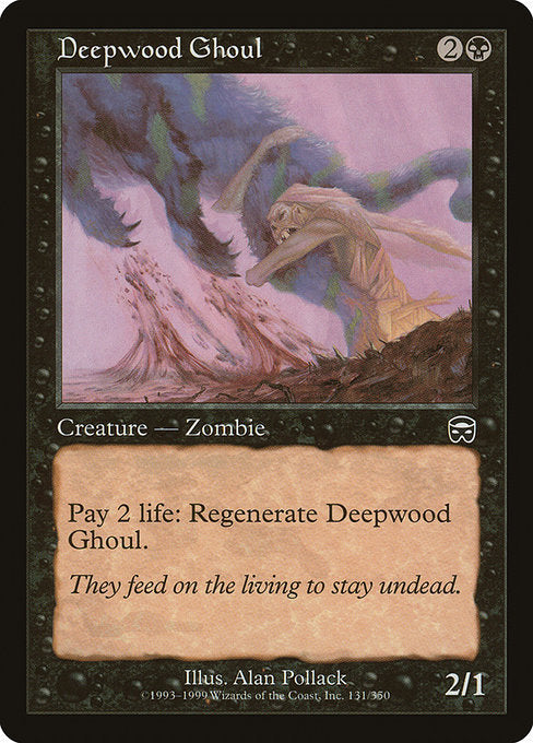 Deepwood Ghoul (131) [Mercadian Masques]
