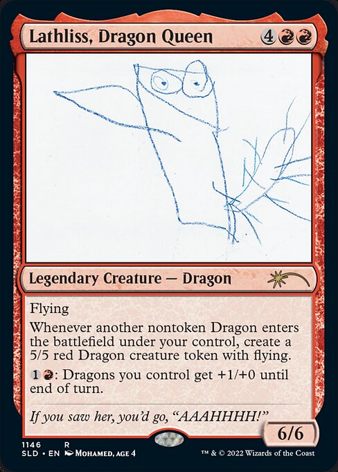 Lathliss, Dragon Queen (1146) [Secret Lair Drop]