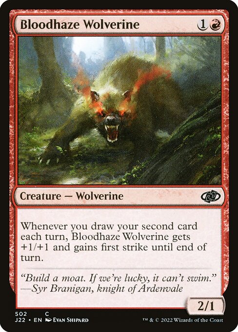 Bloodhaze Wolverine (502) [Jumpstart 2022]