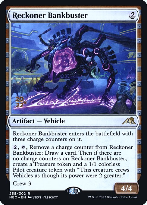 Reckoner Bankbuster (255s) [Kamigawa: Neon Dynasty Promos]