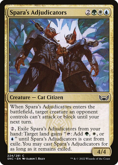 Spara's Adjudicators (224) [Streets of New Capenna]