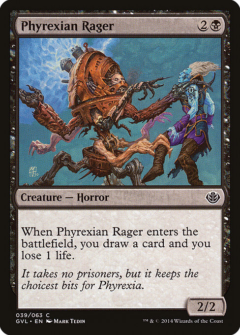 Phyrexian Rager (39) [Duel Decks Anthology: Garruk vs. Liliana]