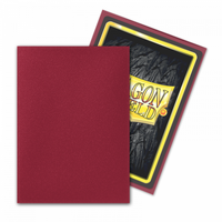Dragon Shield Blood Red Matte Sleeves 100 Count