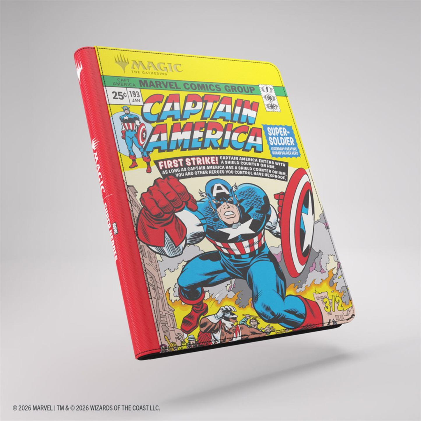 Marvel Super Heroes: Zip-Up Album 18-Pkt: Captain America /Black Panther