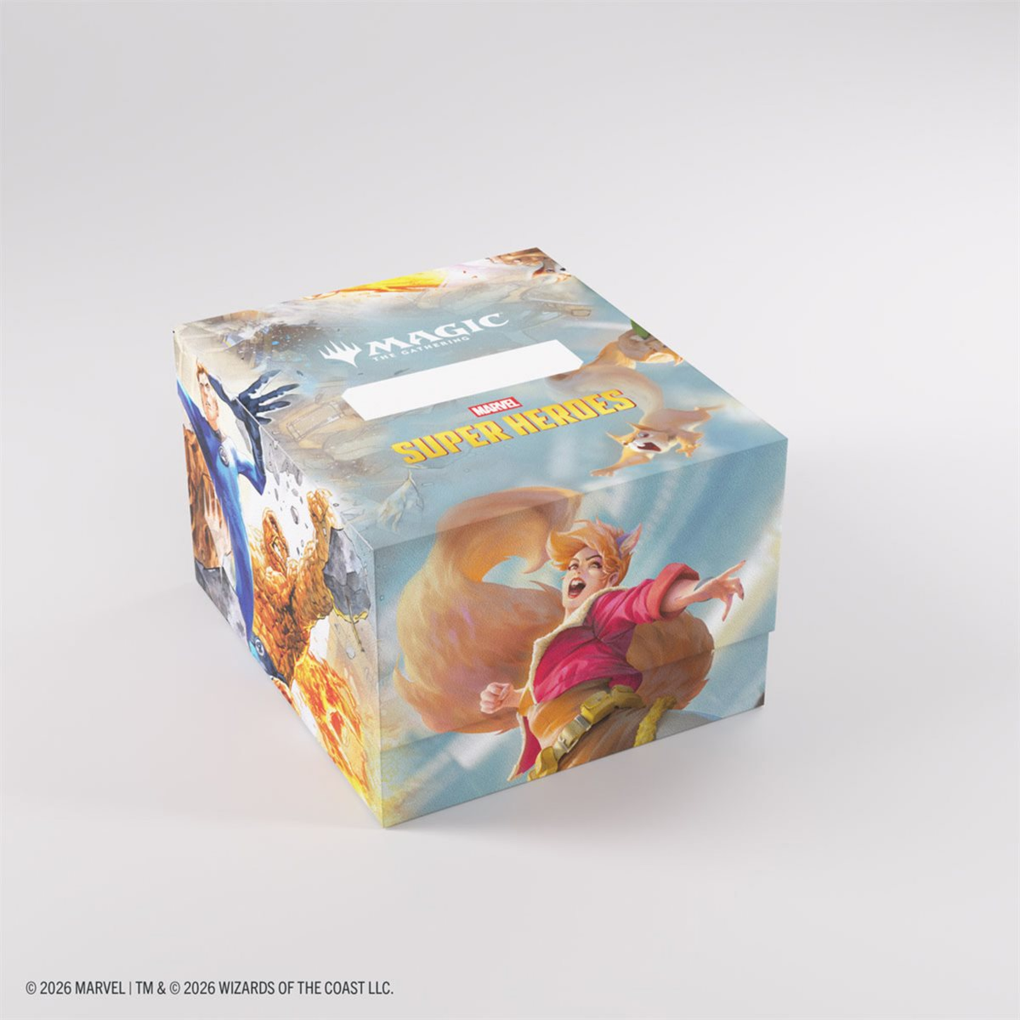 Marvel Super Heroes: Soft XL(100ct) Sideloading Deck Box: FantasticFour/Go Nuts!