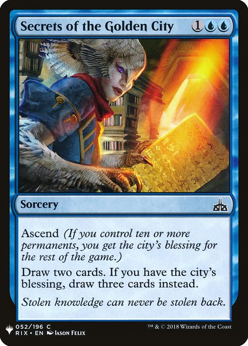 Secrets of the Golden City (RIX-52) [The List]