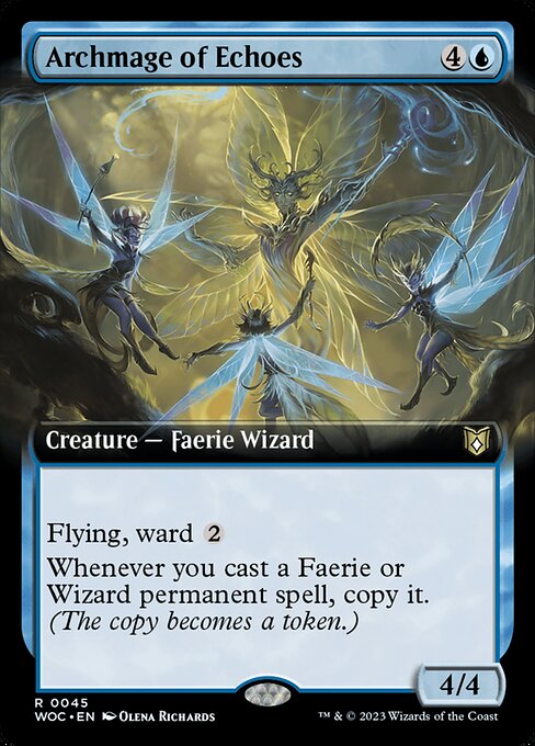 Archmage of Echoes (45) [Wilds of Eldraine Commander] [Extended Art]