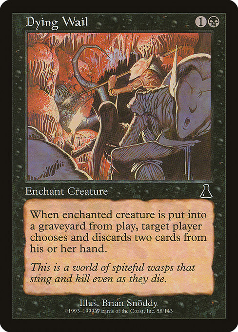 Dying Wail (58) [Urza's Destiny]