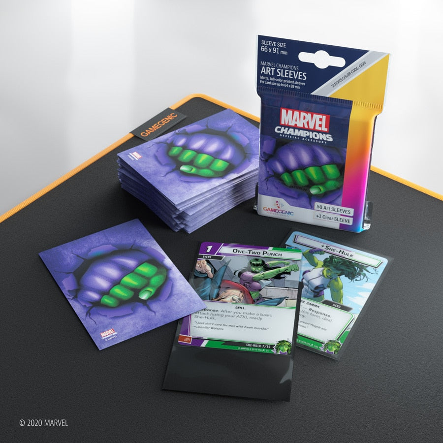 GAMGENIC MARVEL CHAMPIONS SHE-HULK SLEEVES 50 PACK image 4