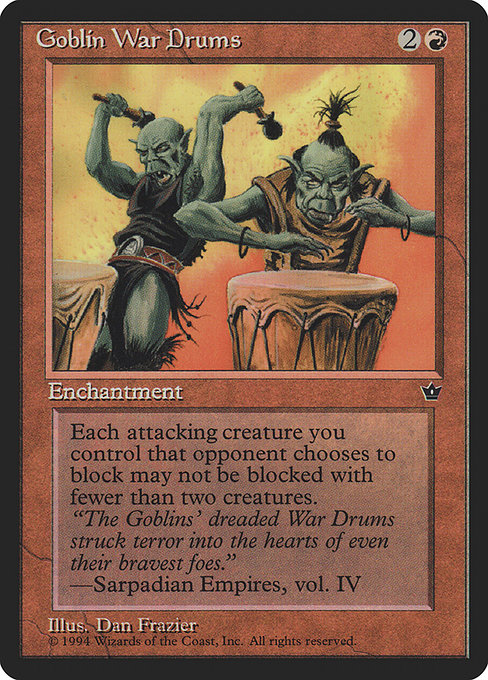 Goblin War Drums (58a) [Fallen Empires]