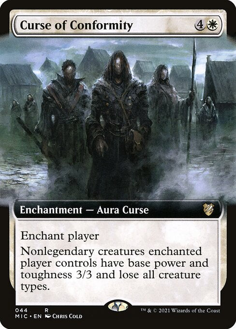 Curse of Conformity (44) [Midnight Hunt Commander] [Extended Art]