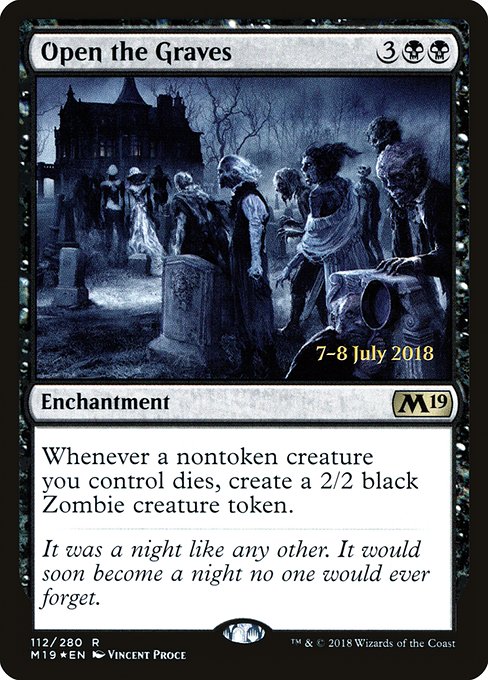 Open the Graves (112s) [Core Set 2019 Promos]