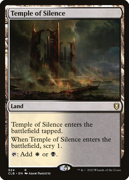 Temple of Silence (924) [Commander Legends: Battle for Baldur's Gate]