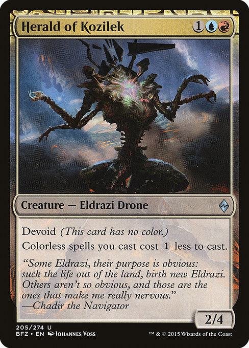 Herald of Kozilek (205) [Battle for Zendikar]