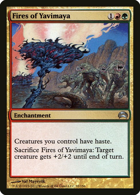 Fires of Yavimaya (92) [Planechase 2012]