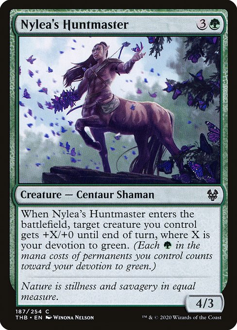 Nylea's Huntmaster (187) [Theros Beyond Death]