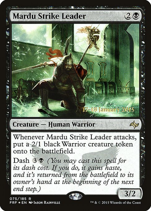 Mardu Strike Leader (75s) [Fate Reforged Promos]